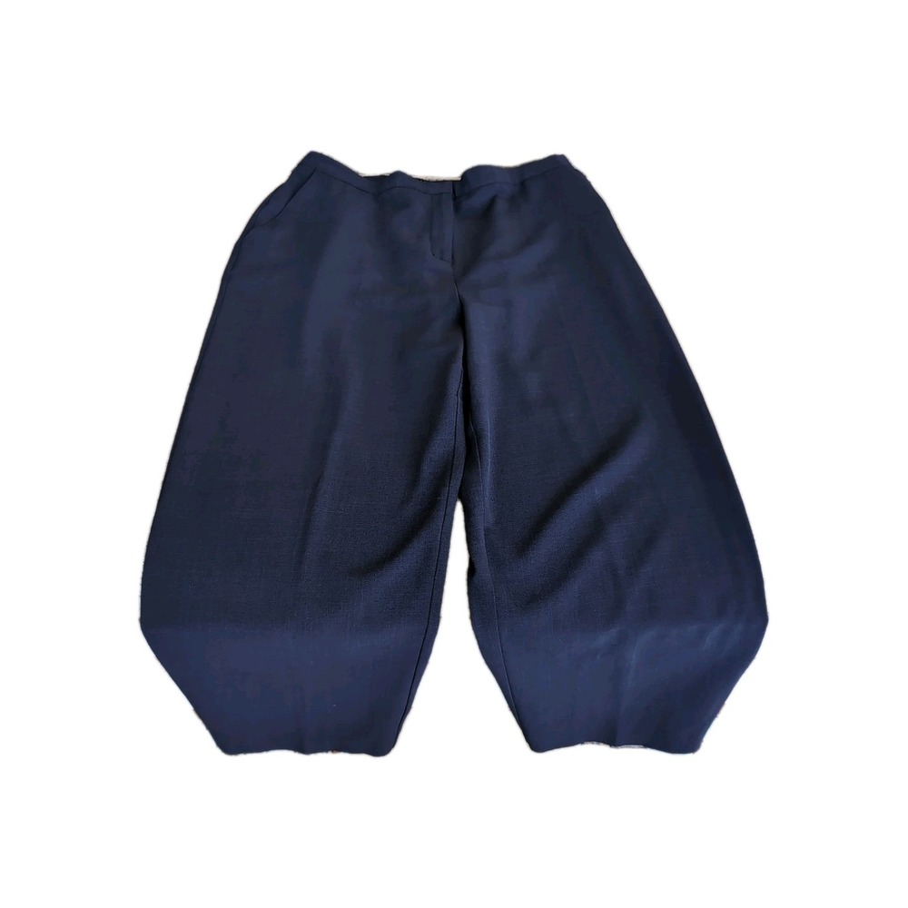 Norton McNaughton Petites Women's Size 14P Navy Stretch Dress Pants Dry Clean